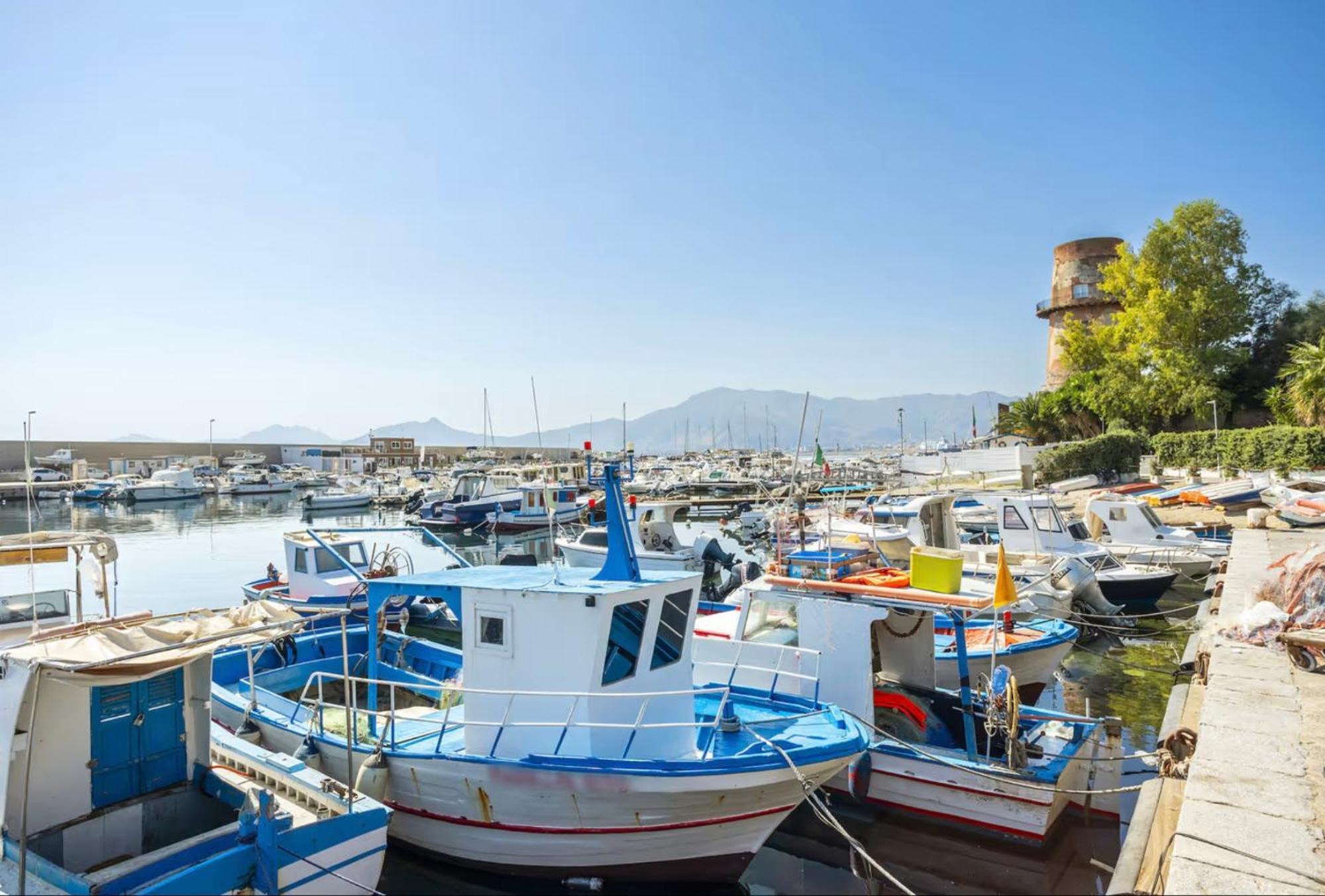 La Barca Sul Mare Lägenhet Palermo Exteriör bild